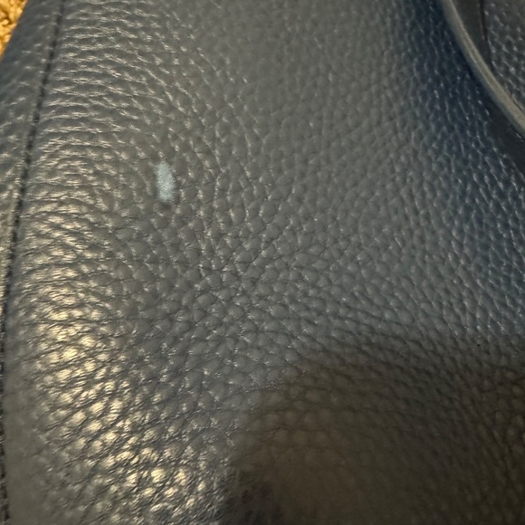 Dagne Dover Leather Allyn Tote Medium Ash Blue - Picture 8 of 10